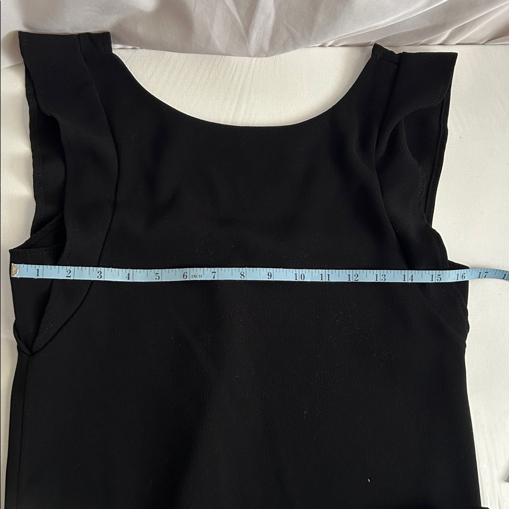 Everly Little Black Dress Size Small Sleeveless Back Zipper - Picture 8 of 12